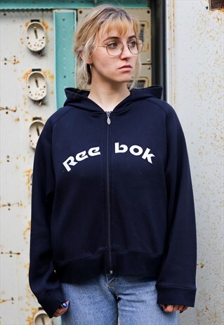 LARGE SPELL OUT DARK NAVY BLUE HOODIE