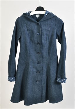 Vintage 00s denim hoodie jacket coat