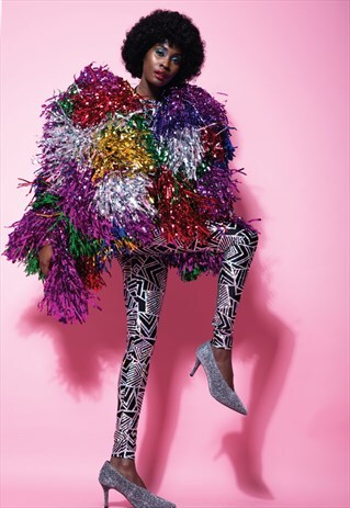 EXPLOSION TINSEL FESTIVAL JACKET