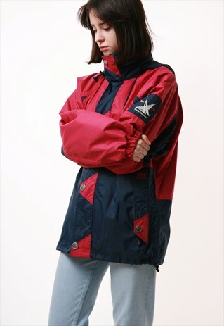 90S VINTAGE OLDSCHOOL HELLY HANSEN SHELL HOODED JACKET 16374