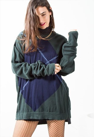 VINTAGE 80S TOMMY HILFIGER CLASSIC KNITWEAR JUMPER / S647