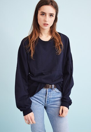 VINTAGE 90'S RETRO NORMCORE OVERSIZED SWEATSHIRT TOP