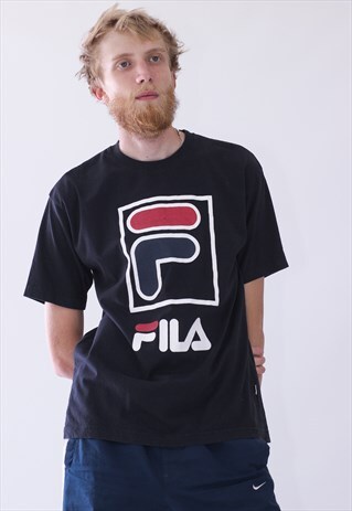VINTAGE MENS FILA BIG LOGO T-SHIRT