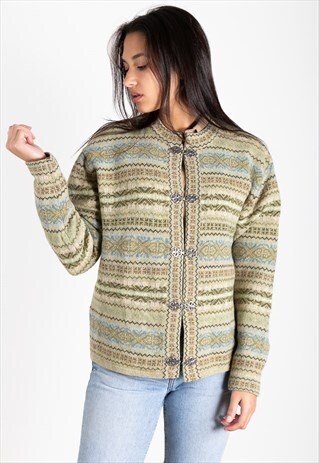 VINTAGE 80S NORWEGIAN KNITTED JUMPER /S0081