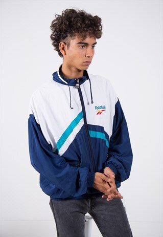 VINTAGE RARE 90S REEBOK SHELL JACKET / S0489