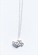 S CROWN INITIAL ANKLET 925 STERLING SILVER