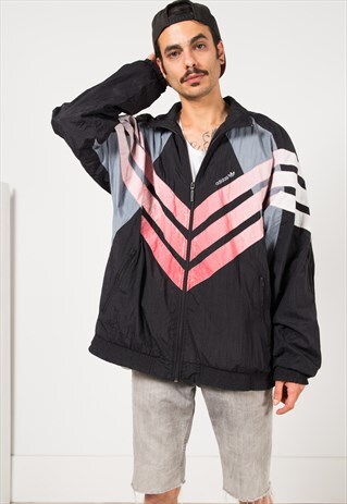 VINTAGE 80S ADIDAS SHELL SPORT JACKET / S1223