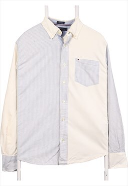 Tommy Hilfiger 90's Long Sleeve Button Up Striped Shirt Medi