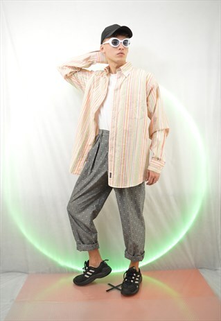 VINTAGE COTTON STRIPED MULTICOLOUR SHIRT