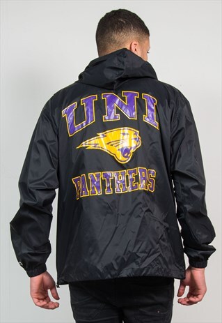 CHAMPION CAGOULE JACKET WINDBREAKER SHELL NORTHERN IOWA