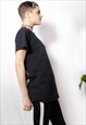 90S GRUNGE Y2K SPORTS GRAPHIC CAR RACING BLACK T-SHIRT TOP