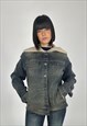 Vintage 00s Corduroy Denim Gorpcore Jacket