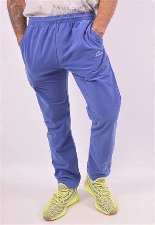 VINTAGE KAPPA TRACKSUIT TROUSERS BLUE