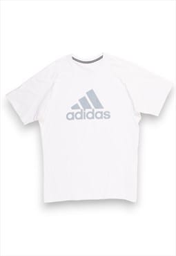 Adidas white logo t-shirt