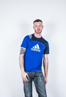 Vintage Adidas Sports T-Shirt in Blue