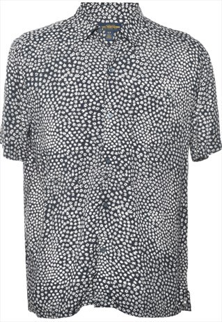 BEYOND RETRO VINTAGE 1990S NAVY SHIRT - S