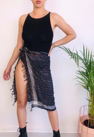 VINTAGE BOHO MULTI USE SCARF WRAP SKIRT