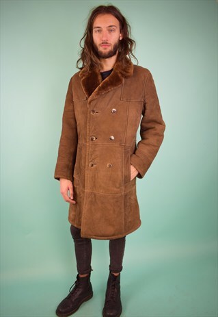 VINTAGE 90'S SHEARLING COAT