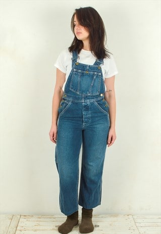 Vintage Women's 90's XS S Overalls 1997 Denim Dungarees Bibs