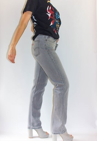 RETRO GREY SLIM FIT LEVI JEANS