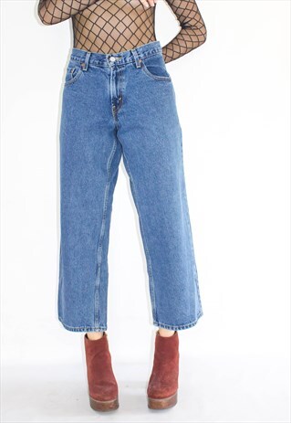 VINTAGE 80'S CULOTTE WIDE LEG STONEWASH LEVI JEAN'S