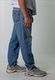 BLUE DENIM 90S CARHARTT  CARGO SKATER TROUSERS PANTS JEANS