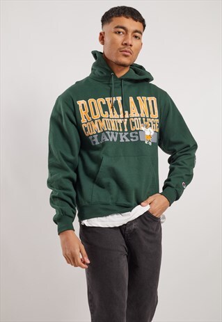VINTAGE CHAMPION ROCKLAND COMMUNITY COLLEGE HOODIE
