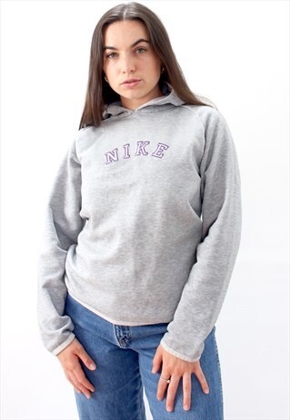 90'S RETRO GREY HOODIE