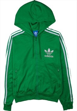Vintage 90's Adidas Hoodie Sportswear Pullover Green Large