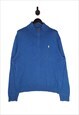 Polo Ralph Lauren Jumper SIze XL/XXL In Blue Men's 1/4 Zip