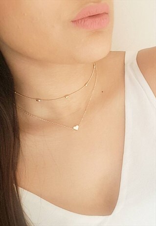 VALENTINE HEART CHOKER NECKLACE