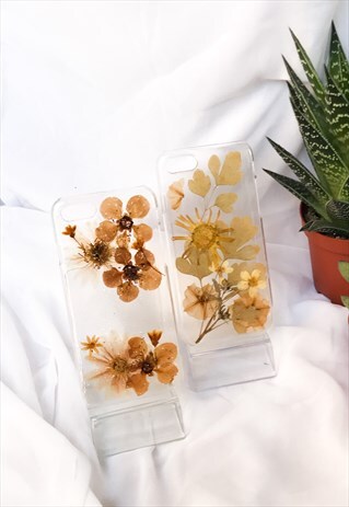 HANDMADE PHONE CASES/ PHONE COVERS WITH REAL PRESSED FLOWERS