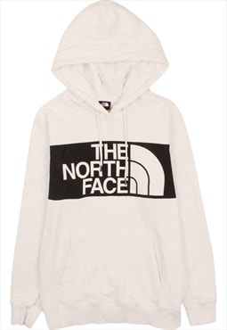 Vintage 90's The North Face Hoodie Pullover Spellout White