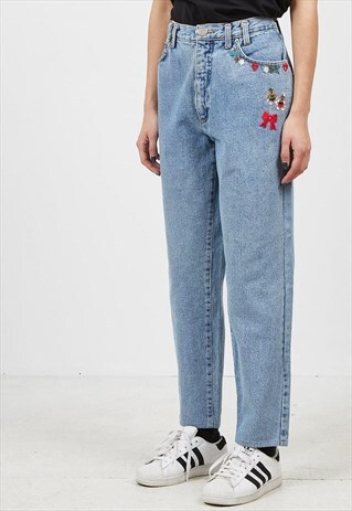 VINTAGE BLUE THE OCPAI CHRISTMAS DENIM JEANS