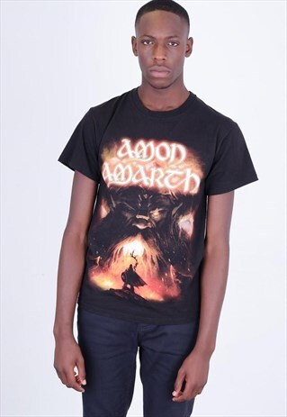 VINTAGE BLACK ROCK T SHIRT