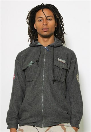 VINTAGE NAPAPIJRI FULL ZIP FLEECE