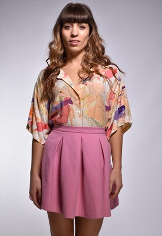 VINTAGE 90S OVERSIZED ABSTRACT PATTERN SHIRT