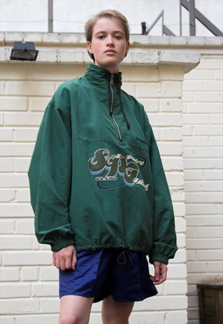 MADE IN USA SURFER FESTIVAL LIGHT GREEN BEACH JACKET