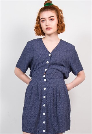 VINTAGE 90'S POLKA DOT GRUNGE DRESS