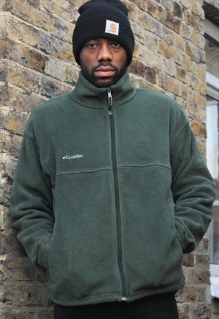 RETRO / 90'S / COLUMBIA / GREEN FLEECE