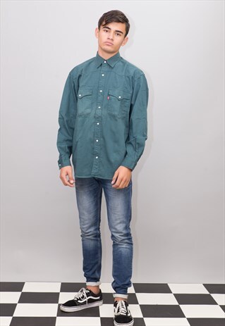 GREEN LEVI'S SHIRT