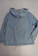 00'S HOODIE ZIP-UP LIGHT BLUE DENIM