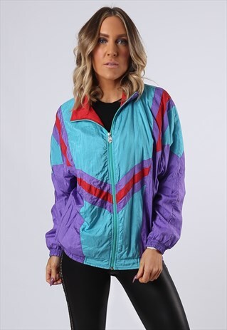 SHELL JACKET TRACK TOP VINTAGE OVERSIZED (N3L)