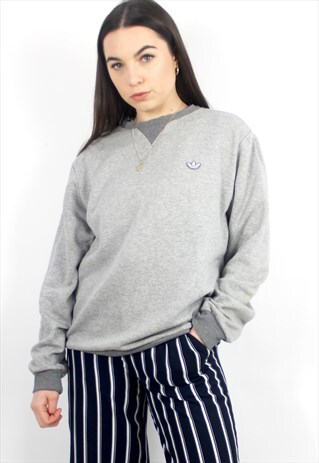 90'S RETRO GREY SWEATSHIRT
