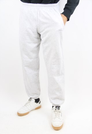 VINTAGE FRUIT OF THE LOOM GREY TRACKSUIT BOTTOMS