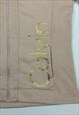 CALVIN KLEIN NUDE COLOUR FLEECE JACKET WOMANS SIZE L