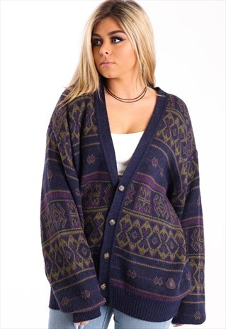 VINTAGE YVES SAINT LAURENT SWEATSHIRT IN MULTI NK143