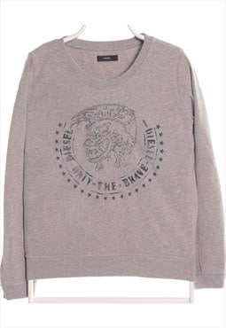 Vinted Grey Diesel Sequence art work Sweatshirt - Small