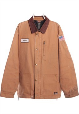 Vintage 90's Dickies Workwear Jacket Embroidered Heavyweight