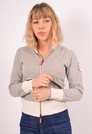 VINTAGE SERGIO TACCHINI TRACKSUIT TOP JACKET GREY